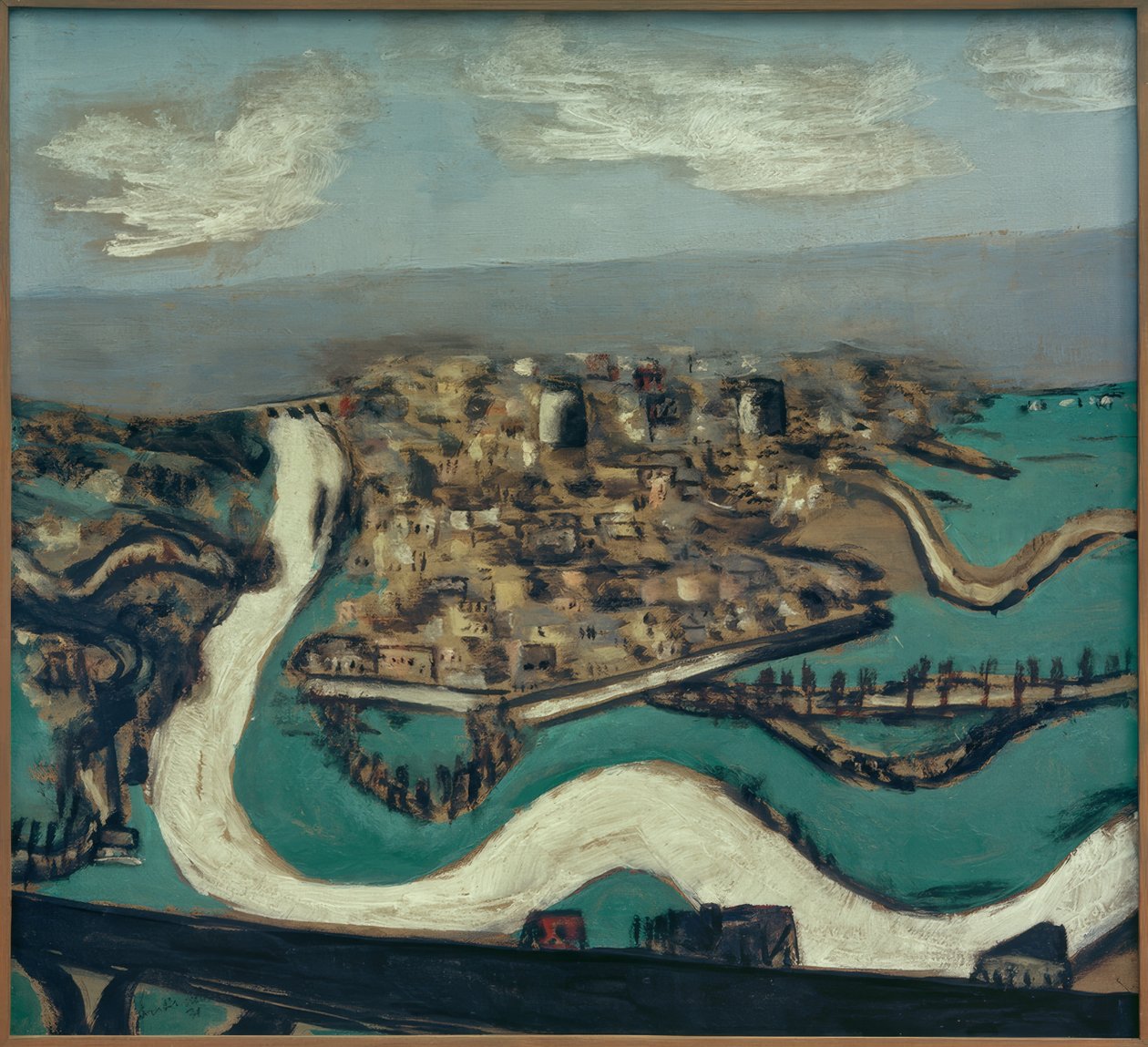 Paysage Saint-Germain - Max Beckmann