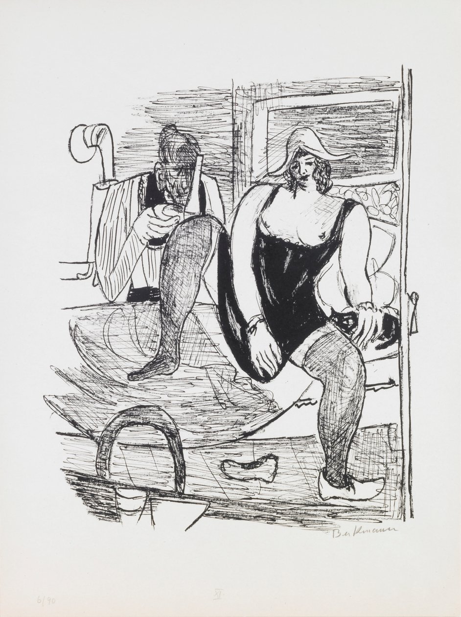 Matin, planche 11 du portfolio « Jour et Rêve » - Max Beckmann