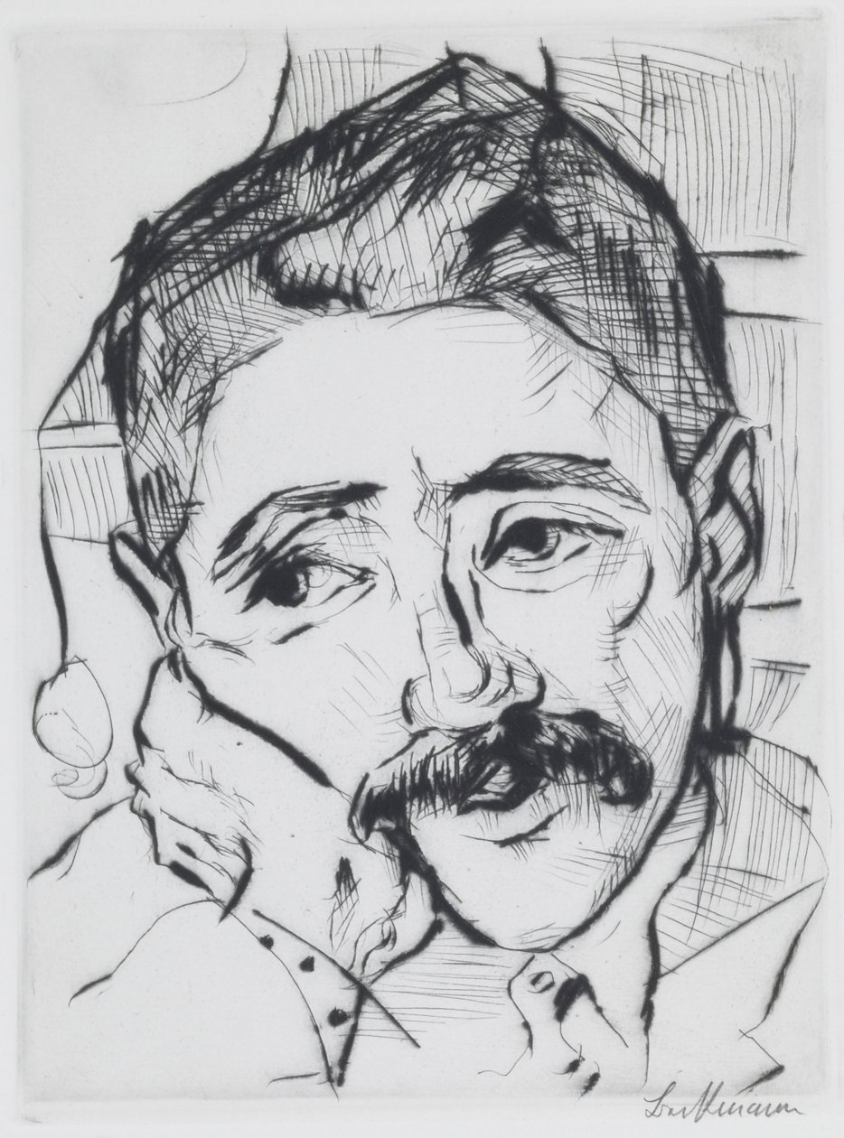 Portrait de Walter Carl - Max Beckmann