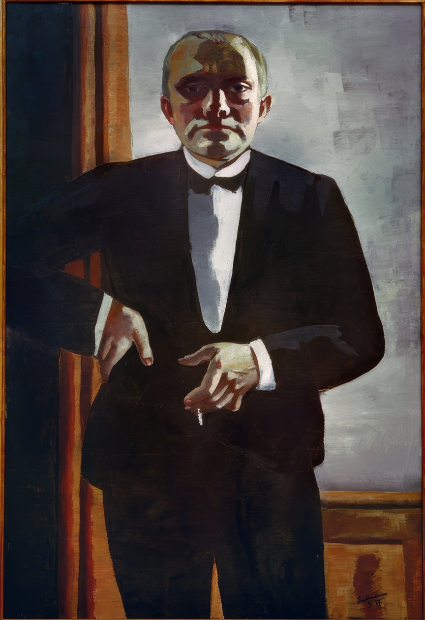 Autoportrait en smoking - Max Beckmann