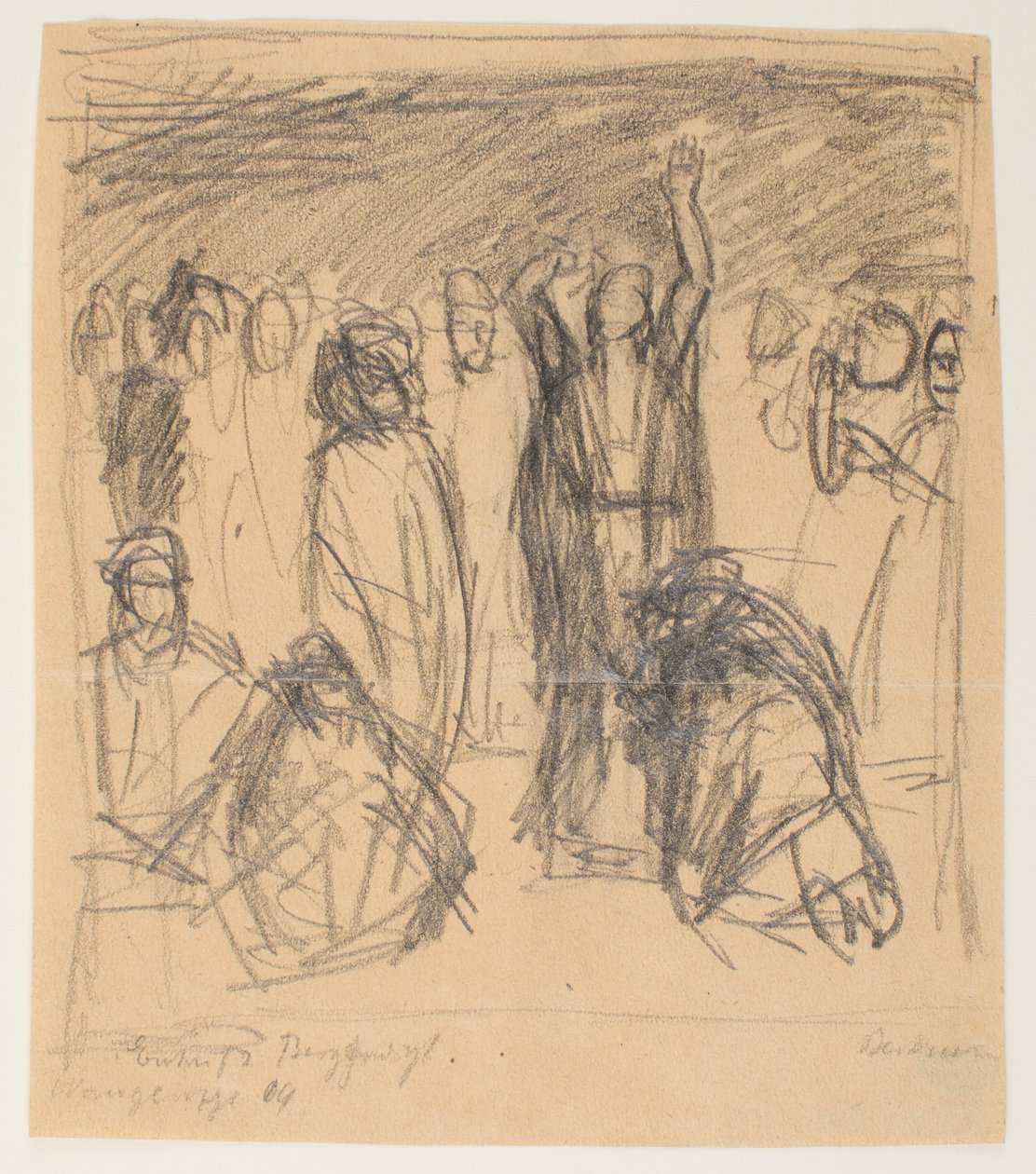 Esquisse pour le Sermon sur la Montagne - Max Beckmann