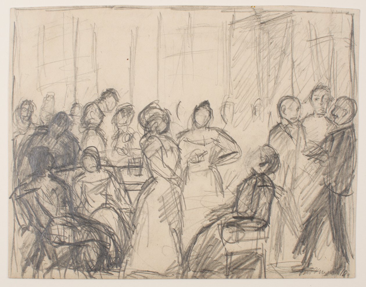 Esquisse pour une fête de société - Max Beckmann