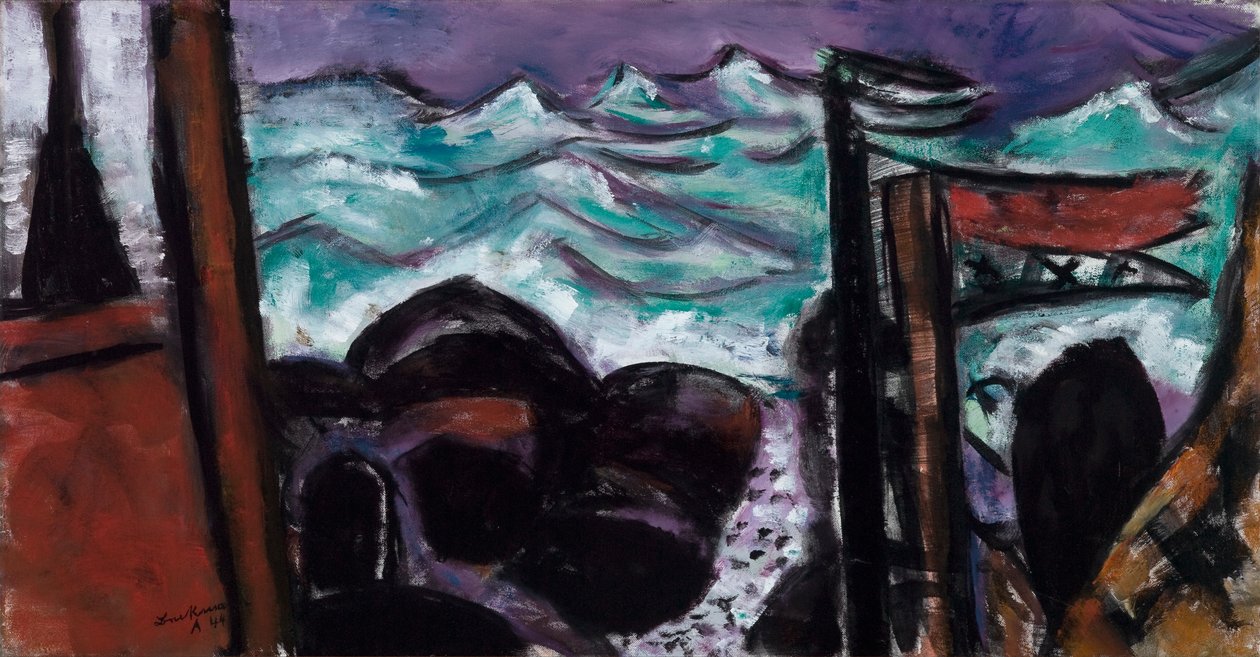 Petite Mer Orageuse - Max Beckmann