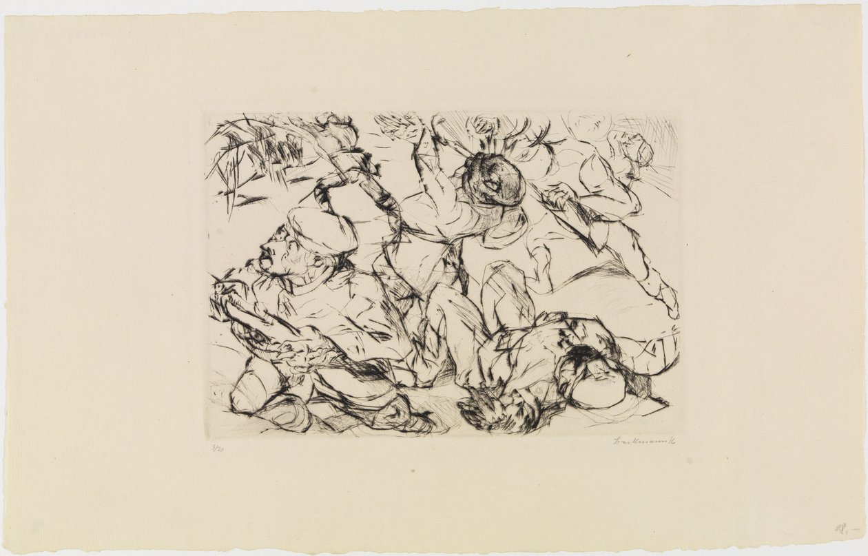 Attaque de choc - Max Beckmann