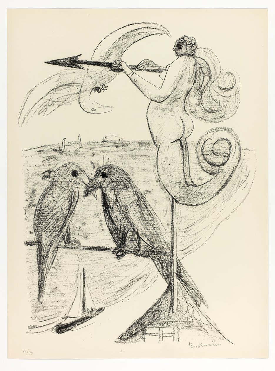 Girouette, planche deux de Jour et Rêve - Max Beckmann