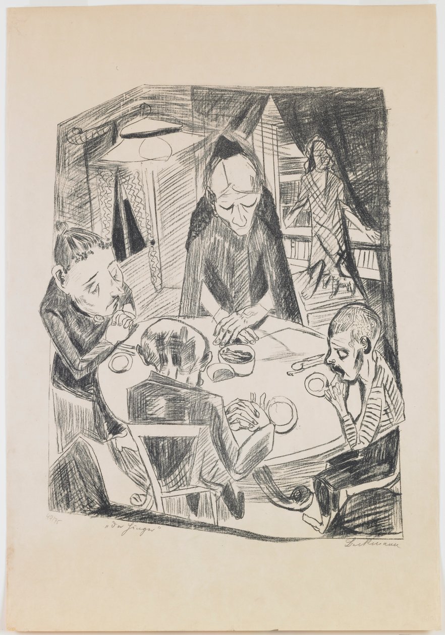 Planche 5 : Faim - Max Beckmann