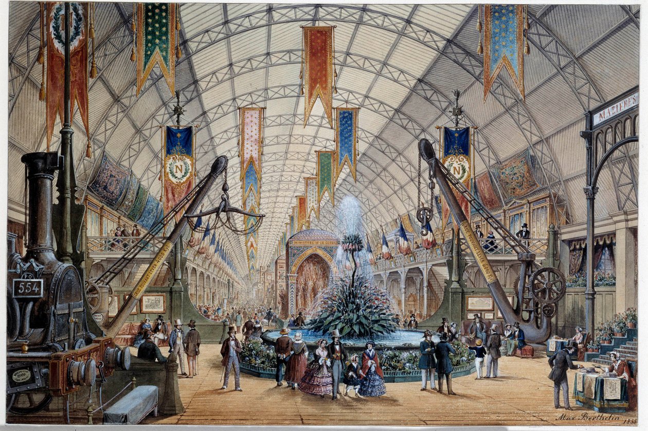 Révolution industrielle: Vue du Palais de l