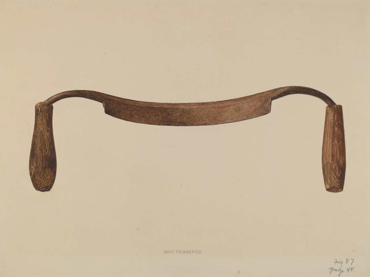 Plane à feuillure, vers 1938 - Max Fernekes