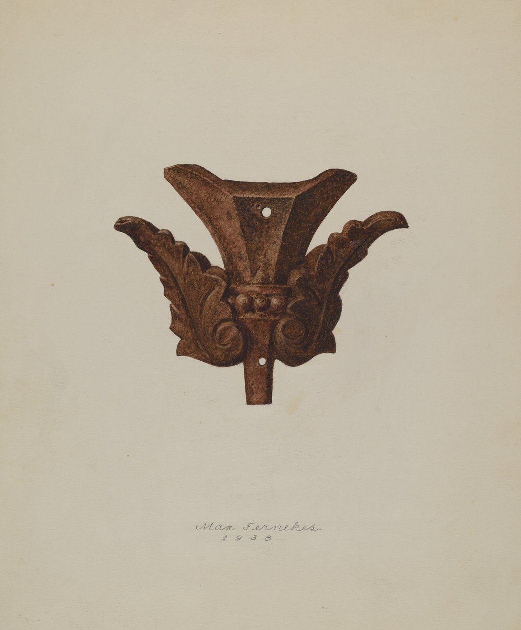 Feuille de fer ornementale - Max Fernekes