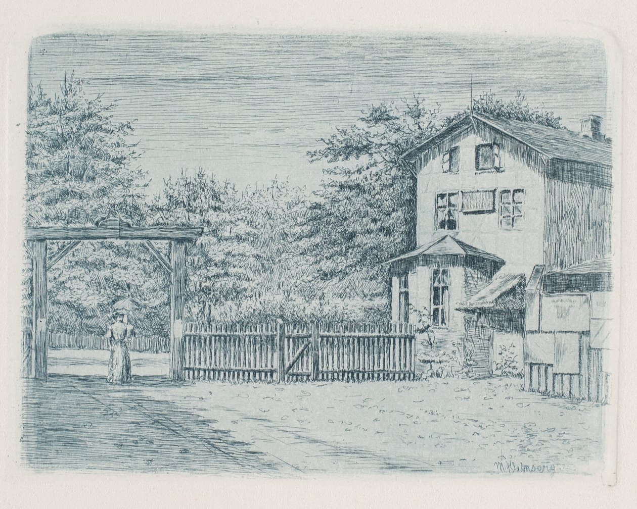 Une maison de campagne - Max Kleinsorg