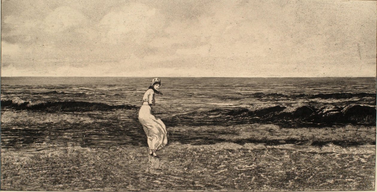 Au bord de la mer - Max Klinger
