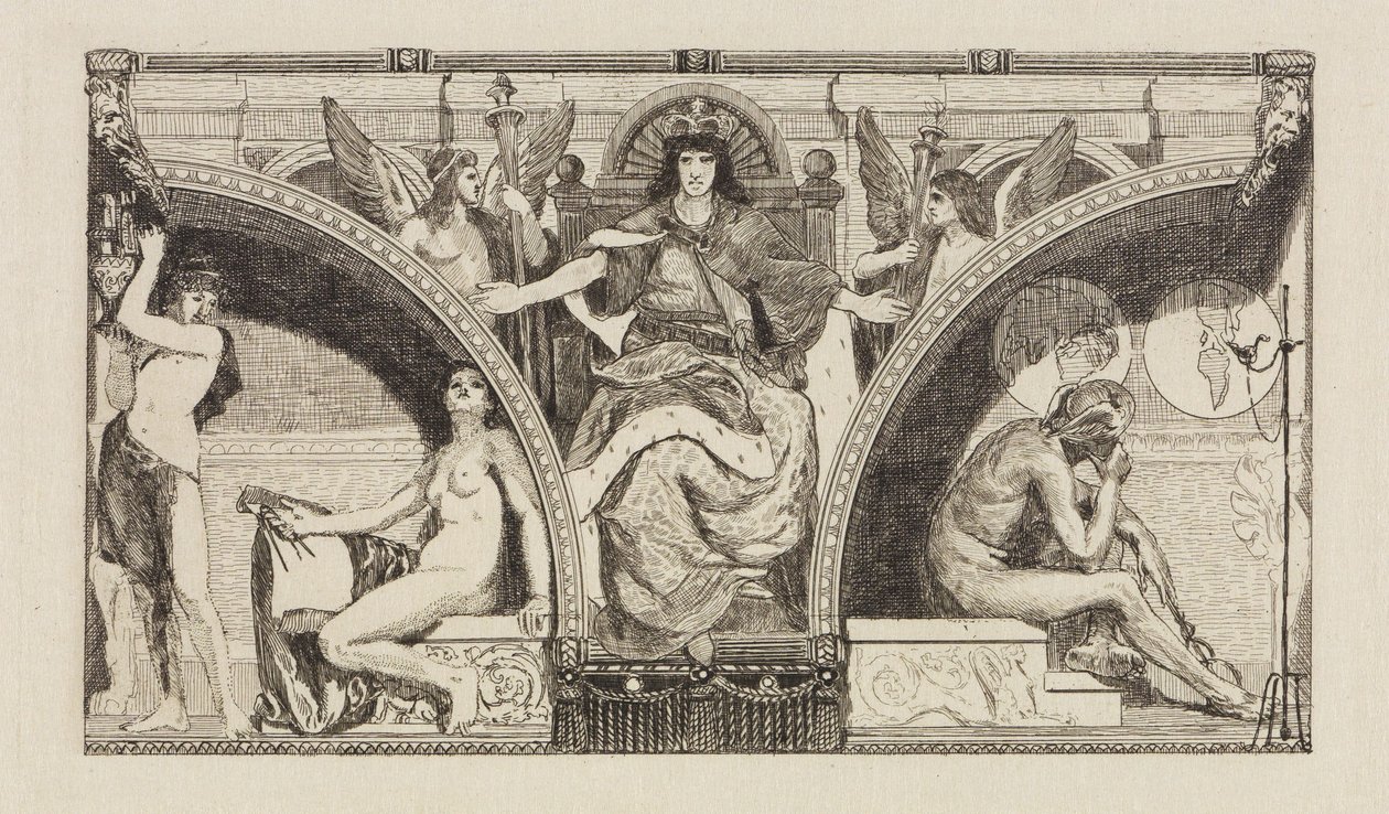 Figure centrale de la frise dans l
