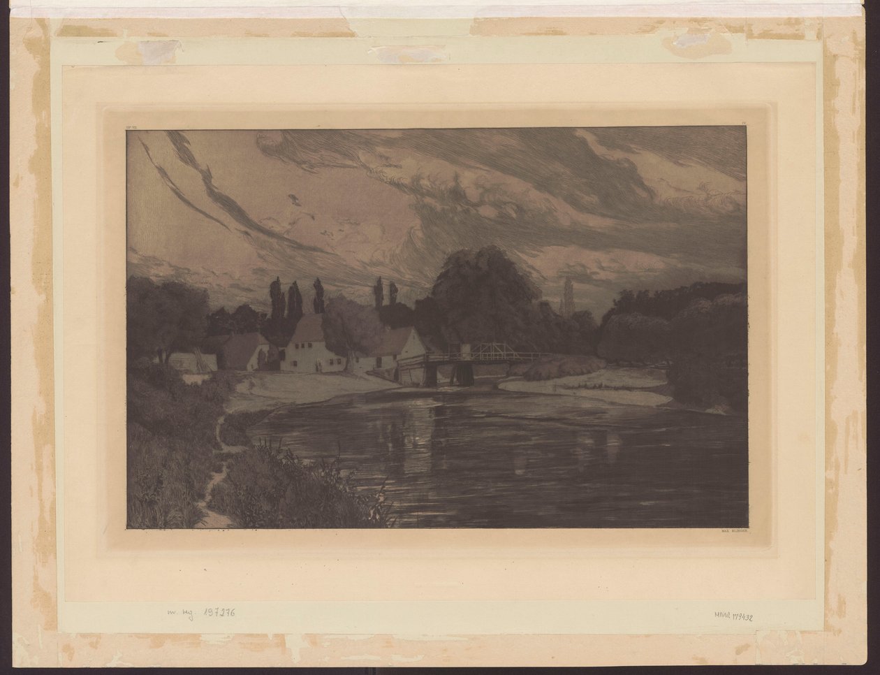 Nuit au clair de lune, planche 3 op. VII - Max Klinger