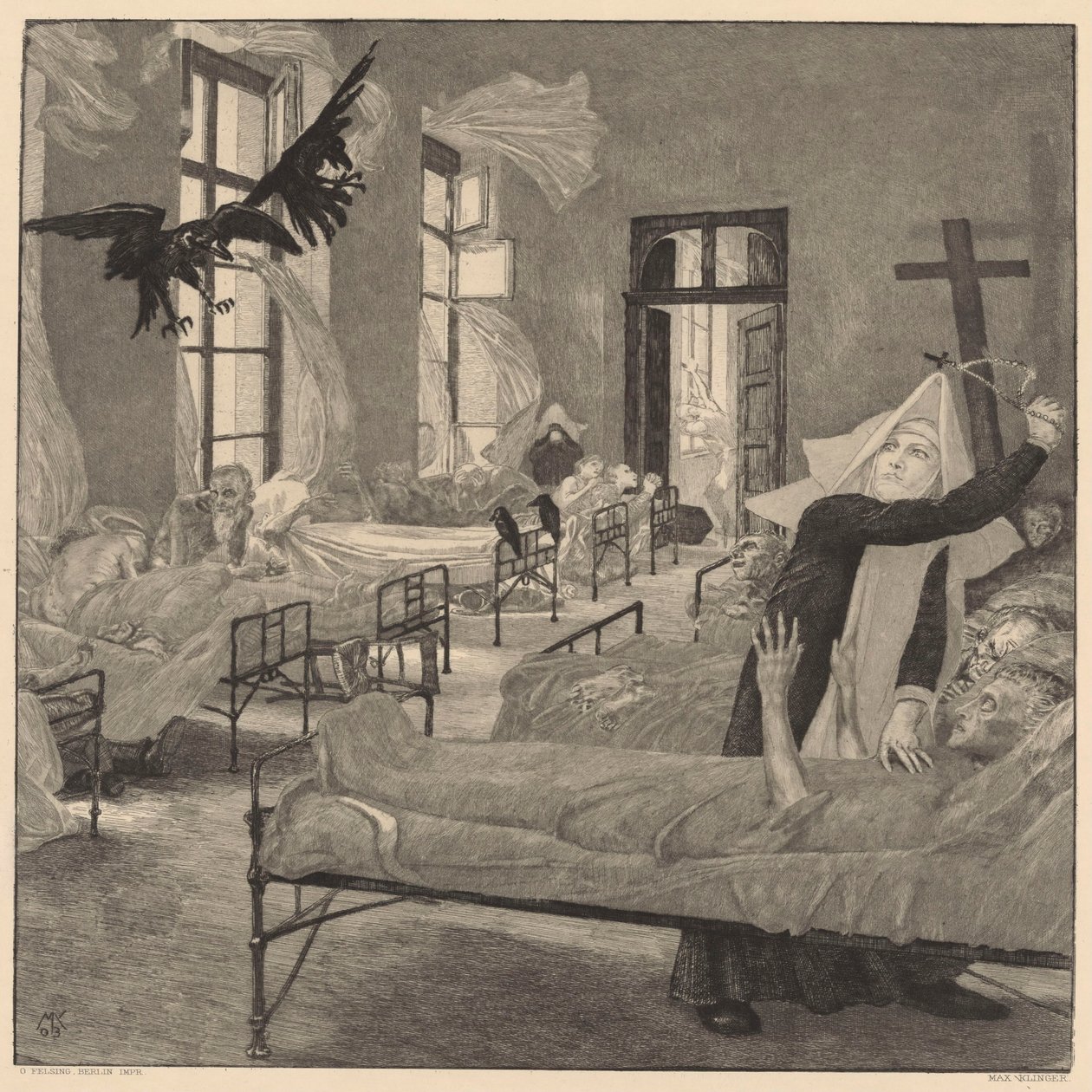 La peste - Max Klinger