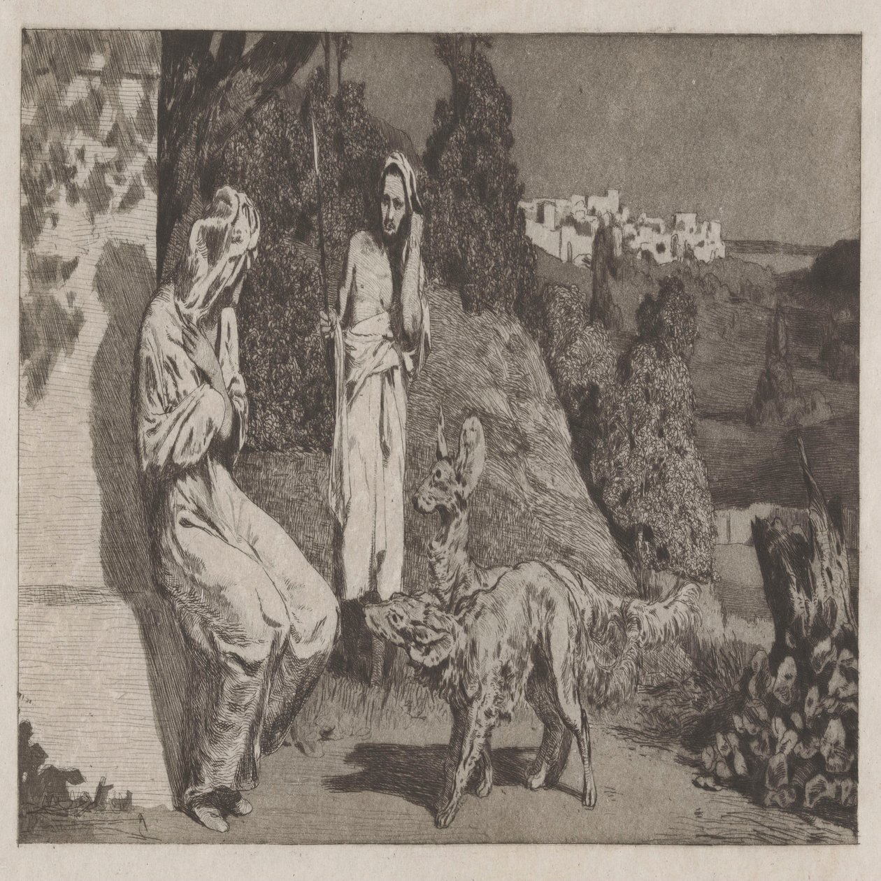 Pyramus et Thisbé II. - Max Klinger