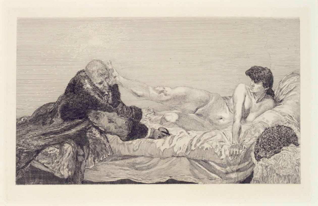 « The Proposition », planche n° 6 de la série « A Life : Opus VIII » - Max Klinger