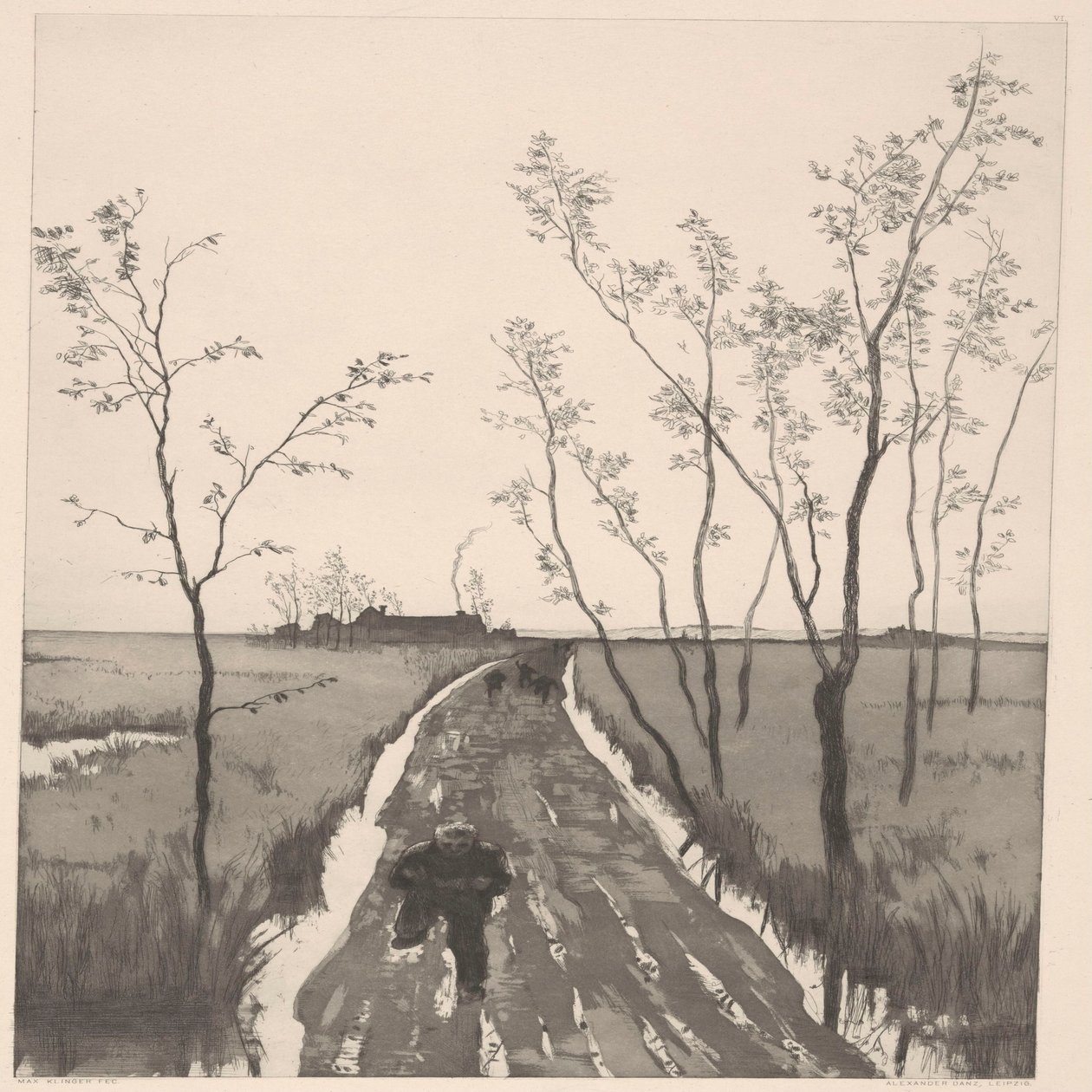 Persécution. - Max Klinger