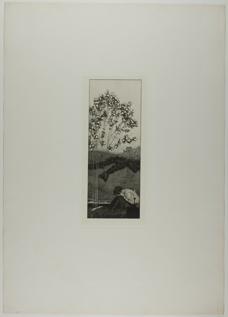 Vœux, troisième planche de A Glove - Max Klinger