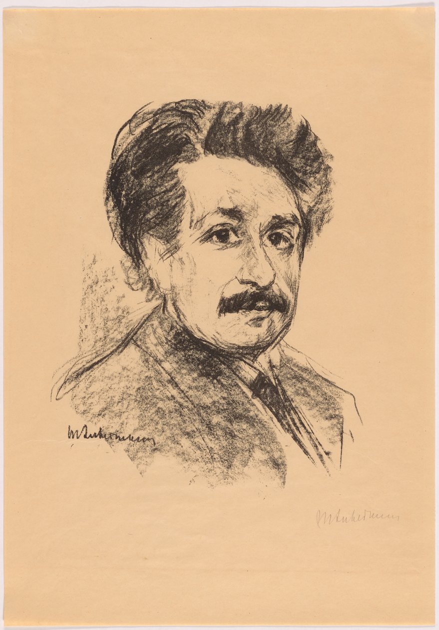 Albert Einstein - Max Liebermann