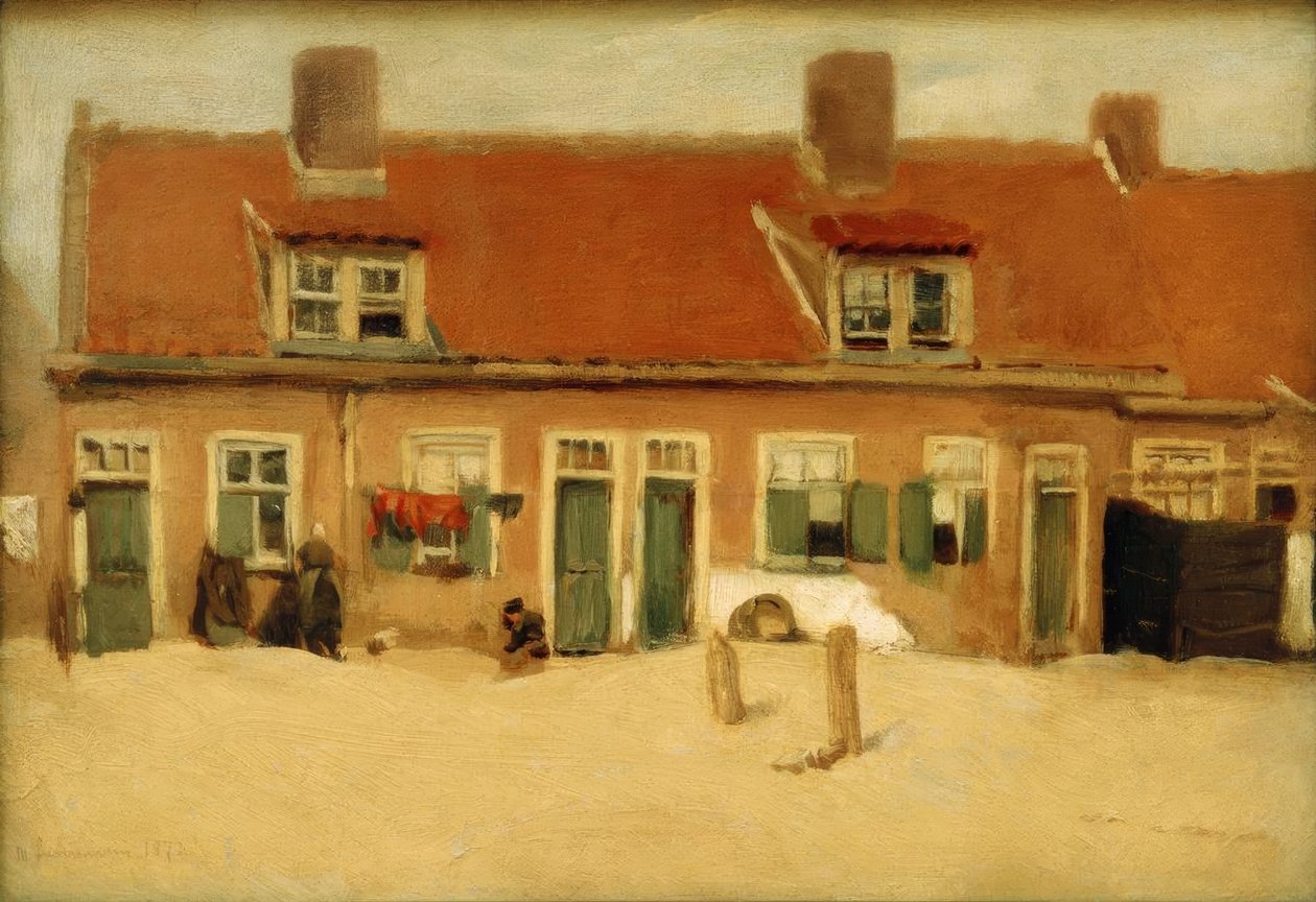 Vieilles maisons à Scheveningen - Max Liebermann