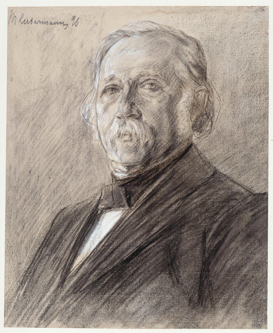 Portrait de Theodor Fontane - Max Liebermann