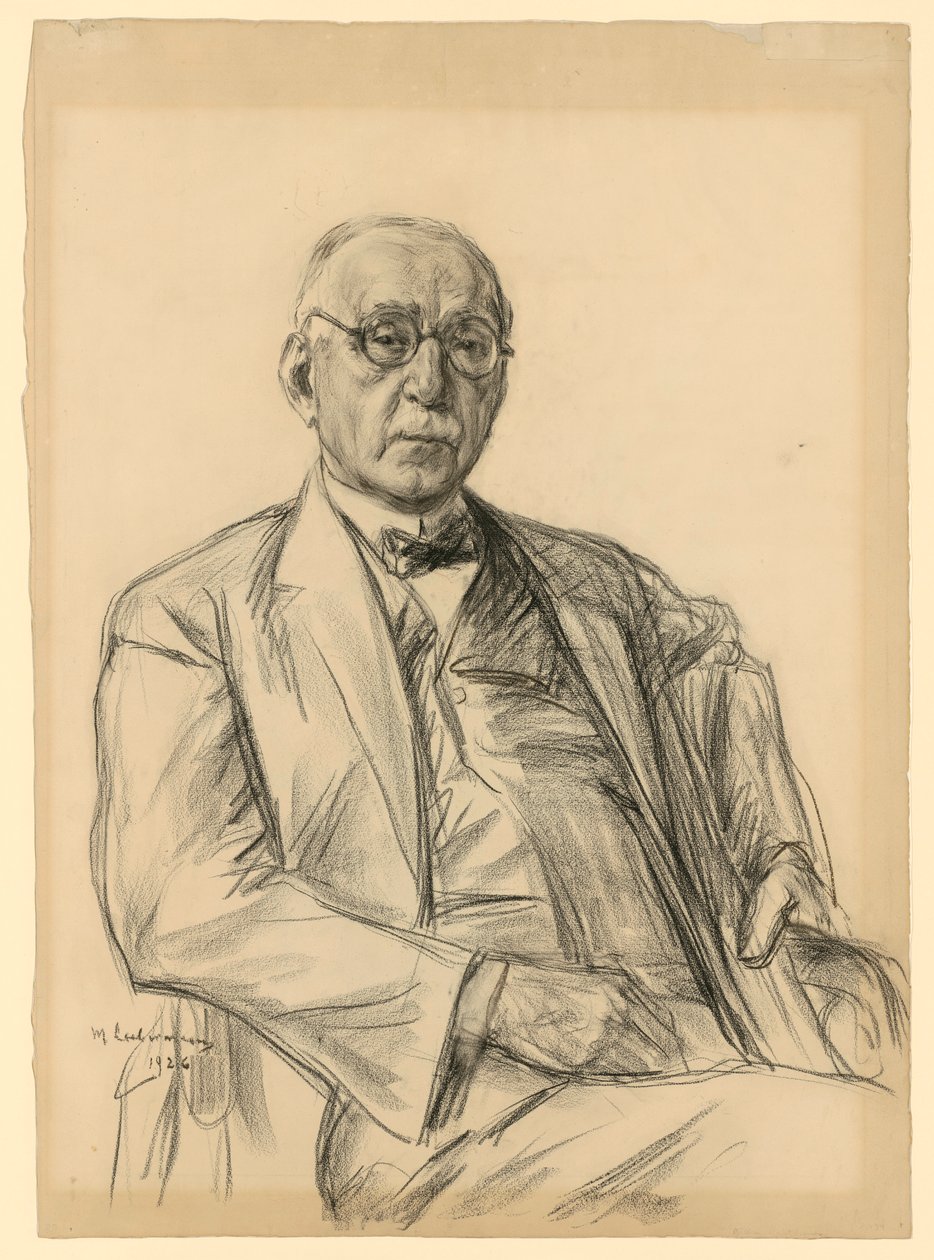 Portrait du collectionneur Oscar Huldschinsky - Max Liebermann