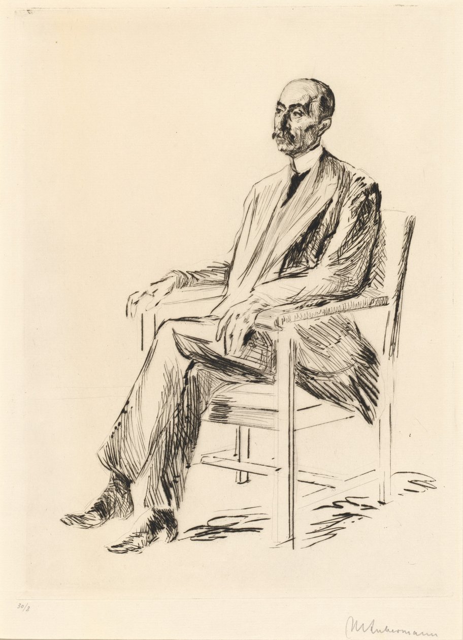 Le maire Dr Burchard - Max Liebermann
