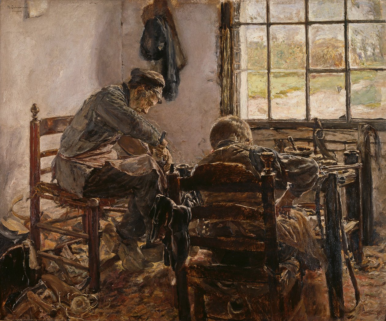 Atelier de cordonnier - Max Liebermann