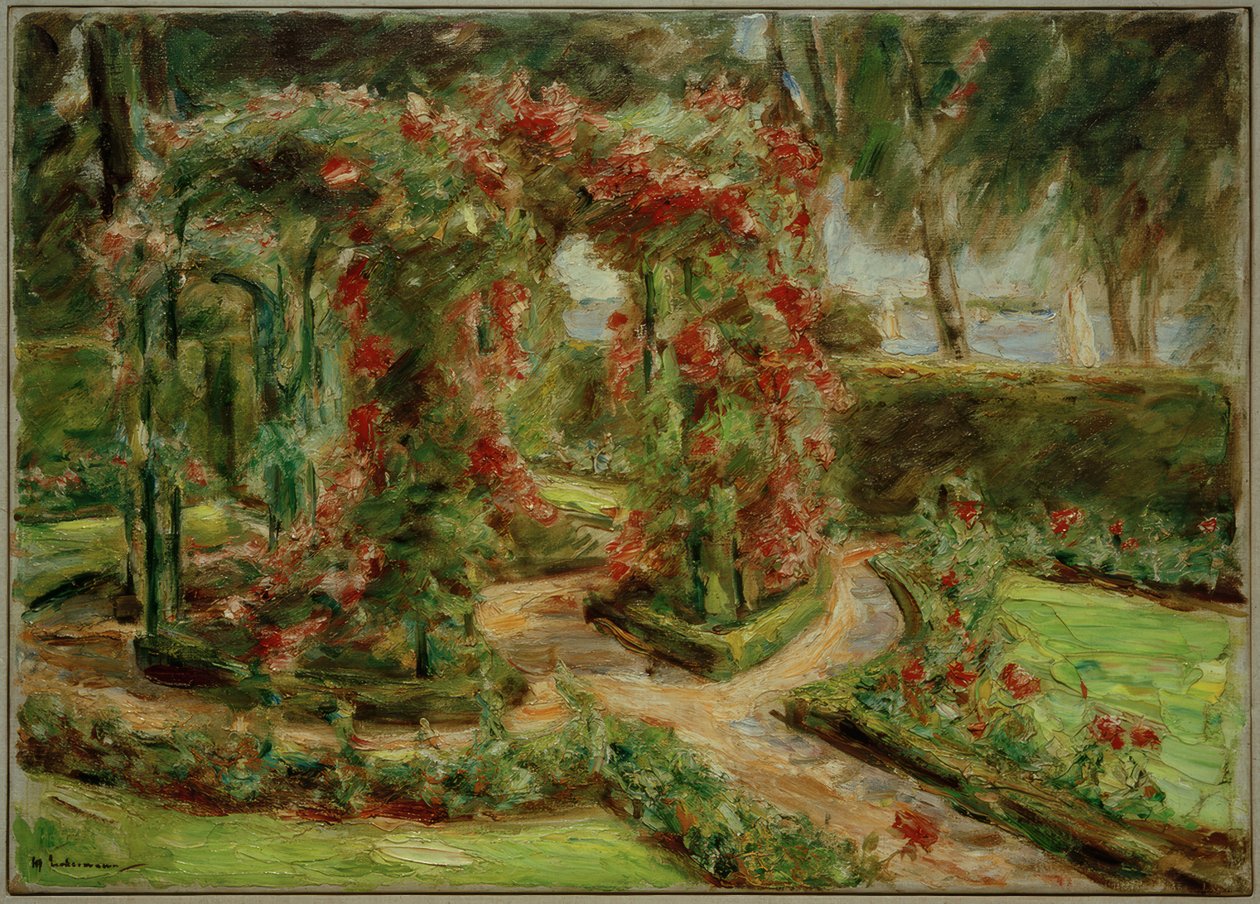 Le jardin de roses à Wannsee - Max Liebermann