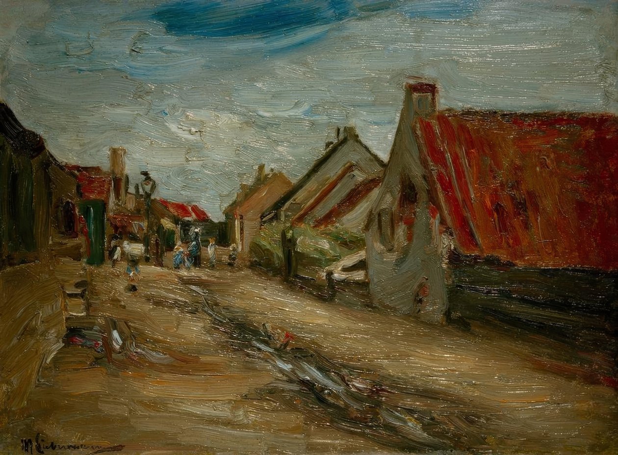 Rue de village en Hollande - Max Liebermann