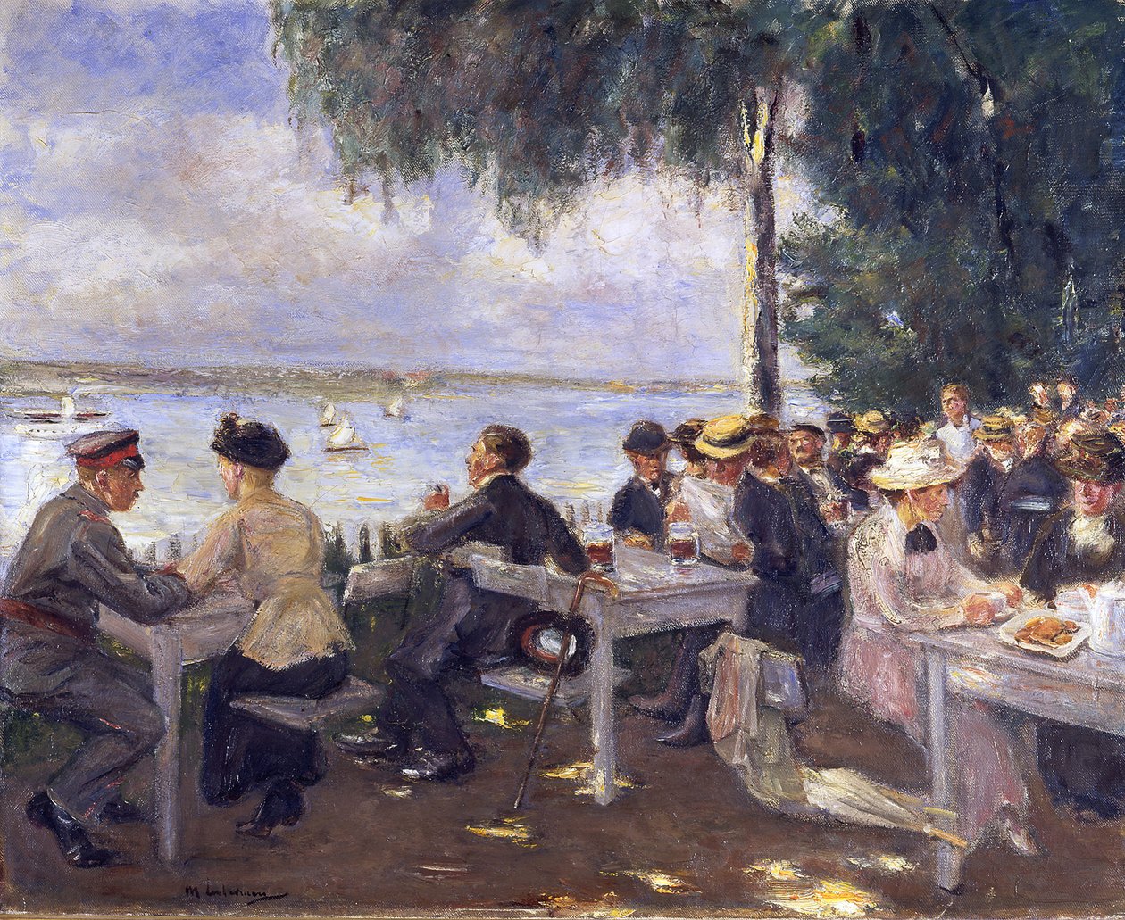 Restaurant de jardin sur la Havel. Nikolskoe - Max Liebermann