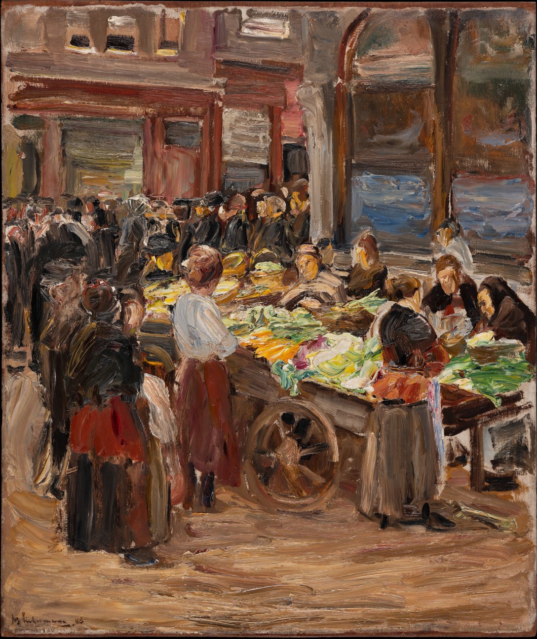 La rue juive à Amsterdam - Max Liebermann