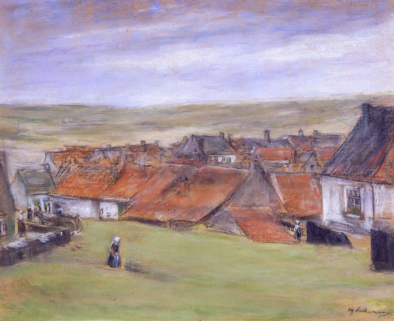 Paysage à Katwijk - Max Liebermann
