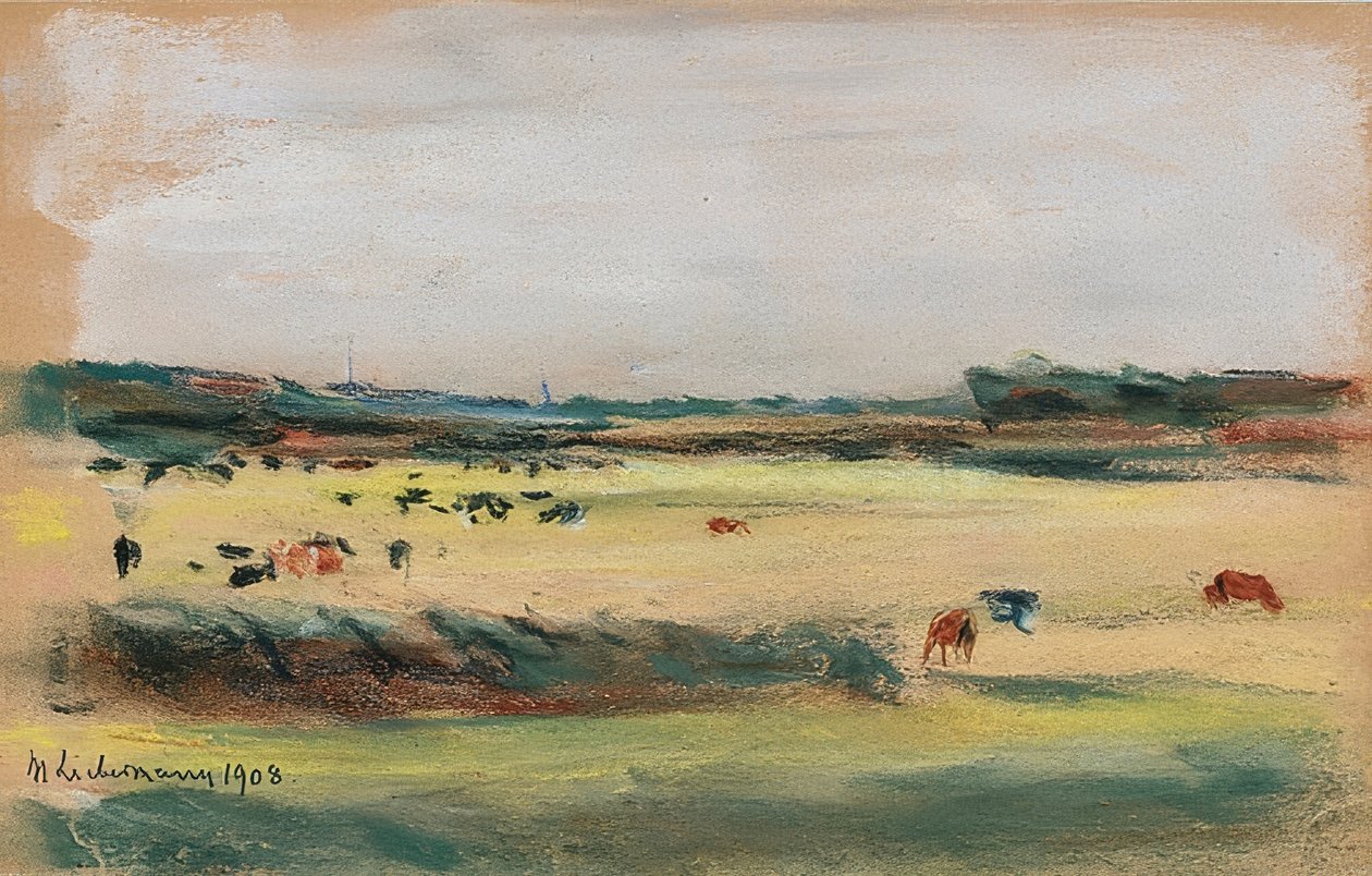 Paysage avec vaches paissant. 1908 - Max Liebermann