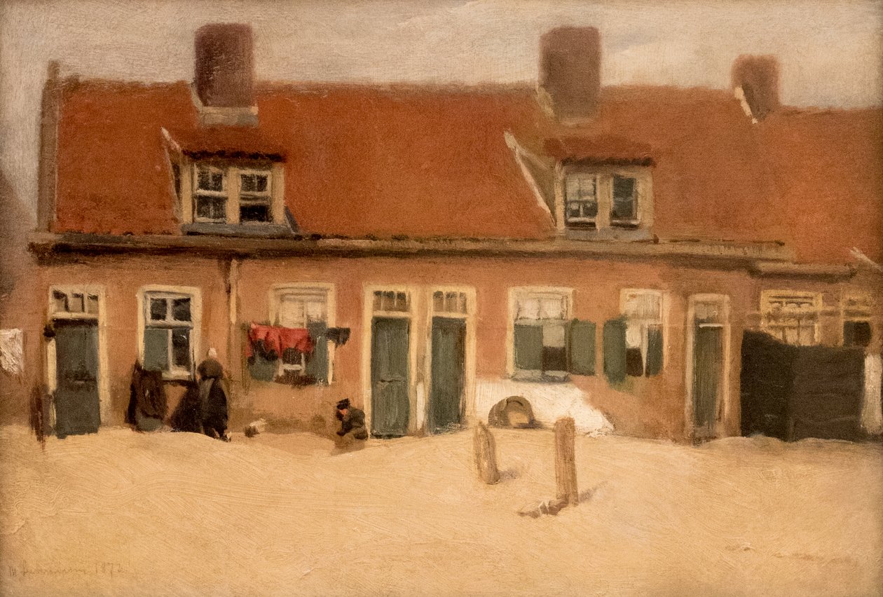 Max Liebermann, Vieilles maisons à Scheveningen, 1897, MGS-20160312-001 - Max Liebermann