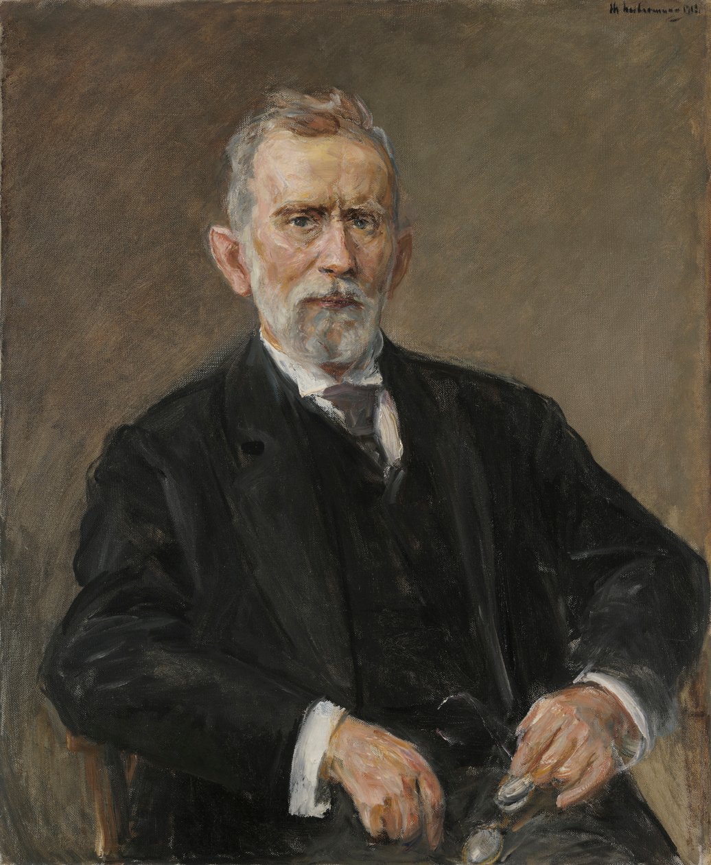 Portrait du chimiste Paul Ehrlich - Max Liebermann