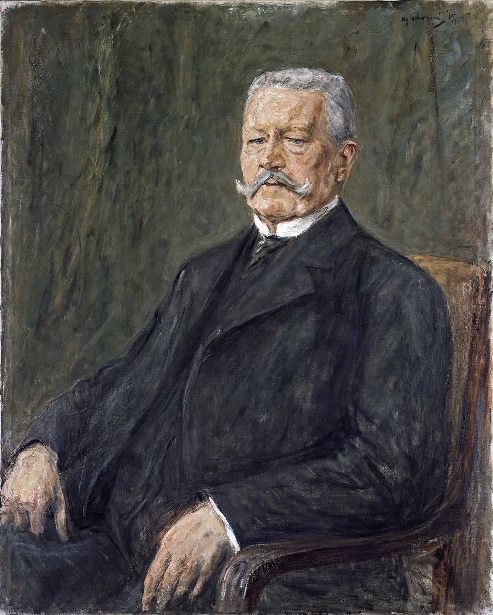 Portrait du président Paul von Hindenburg - Max Liebermann