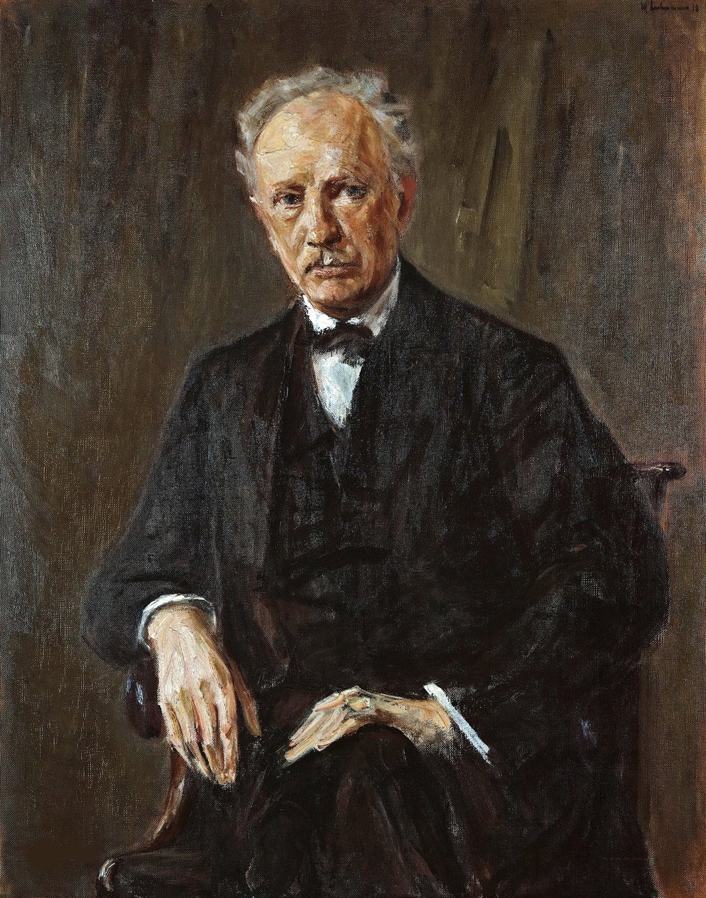 Portrait du compositeur Richard Georg Strauss 1864-1949, 1918 - Max Liebermann