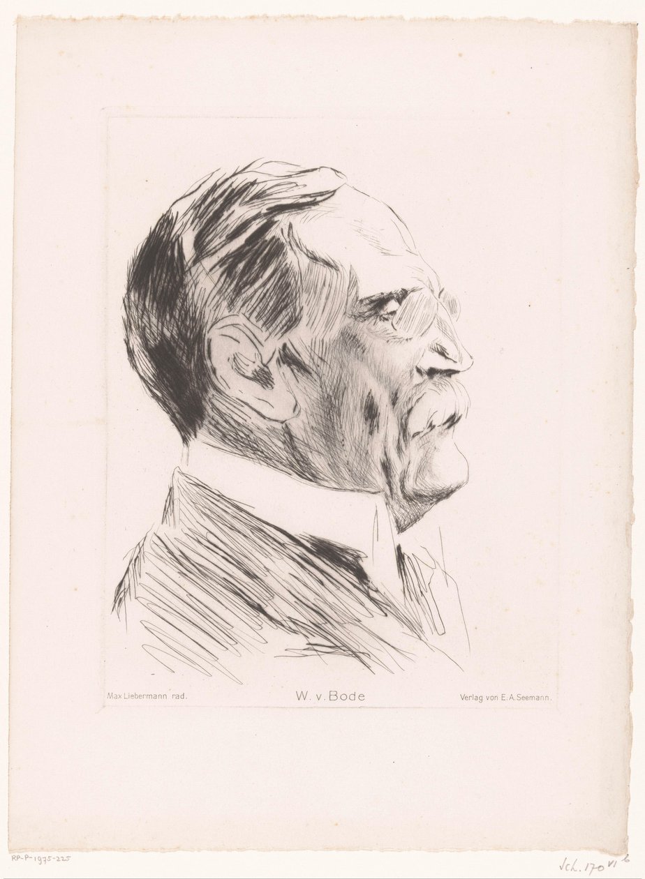 Portrait de Wilhelm von Bode - Max Liebermann