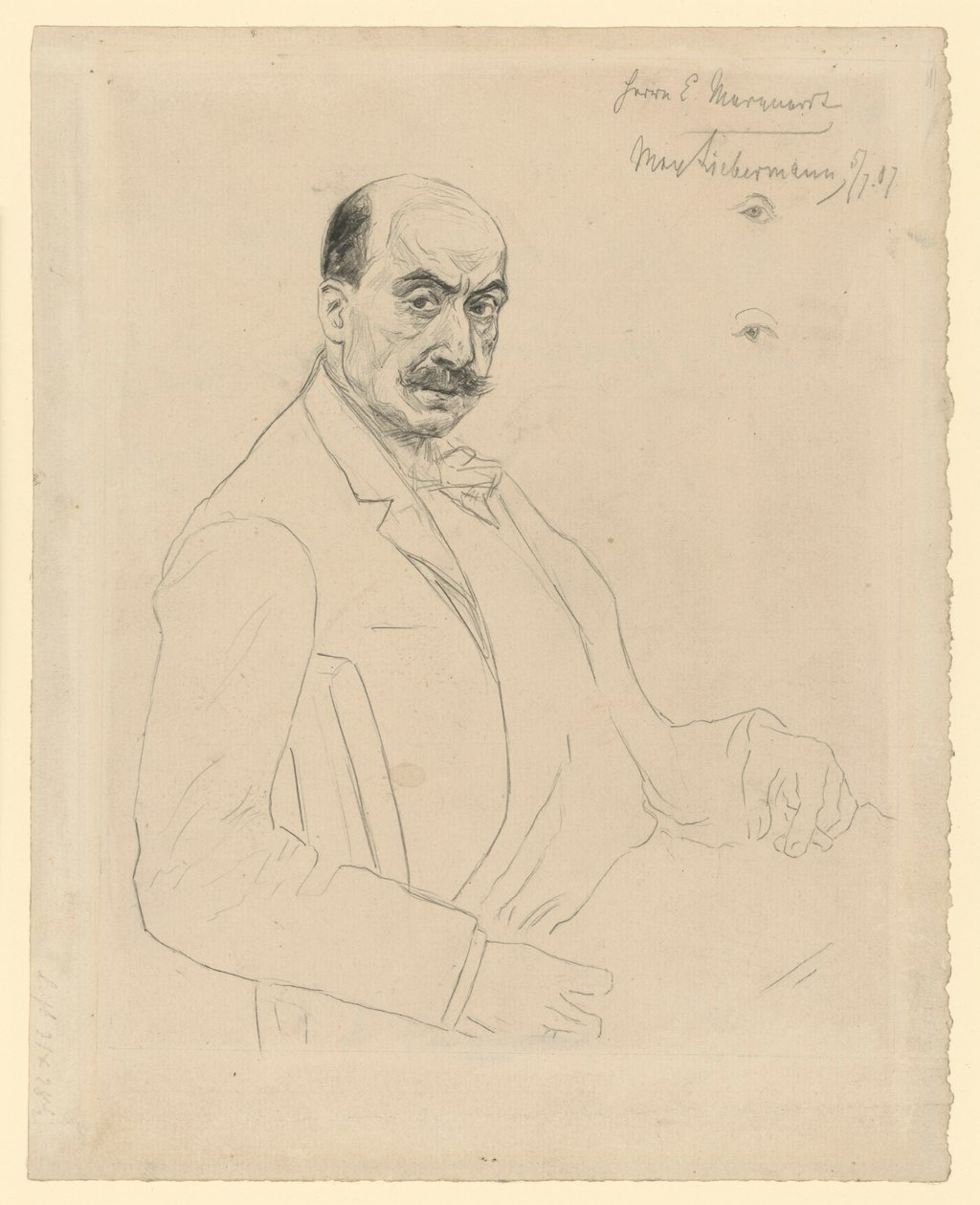 Autoportrait (étude intermédiaire durant le travail sur l