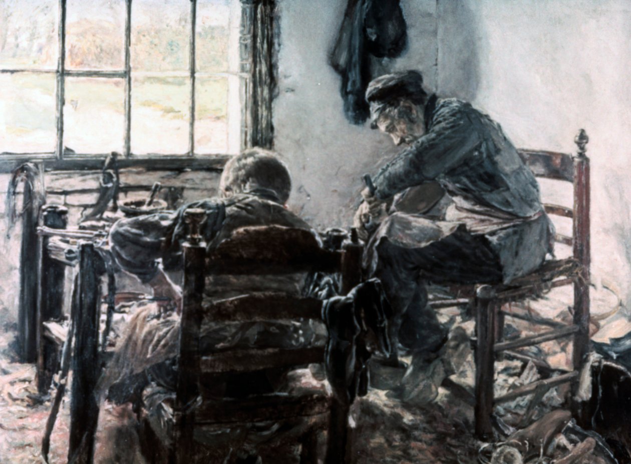 Atelier du cordonnier, 1881 - Max Liebermann