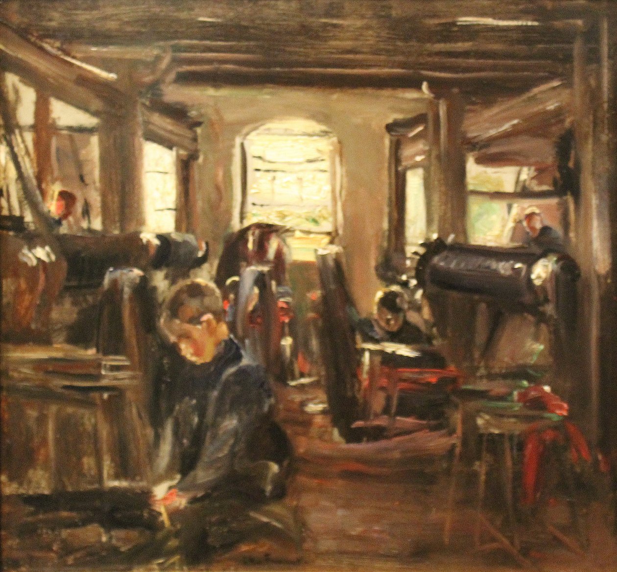 usine de tissage à Laren - Max Liebermann