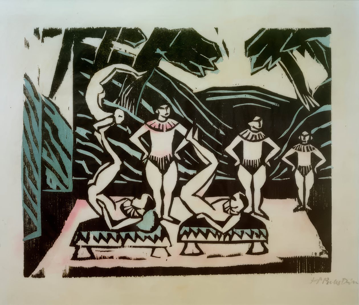 acrobates - Max Pechstein