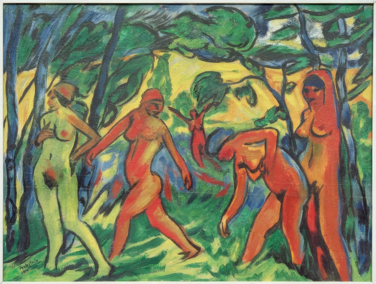 Blauer Tag (Frauenreigen) von Max Pechstein