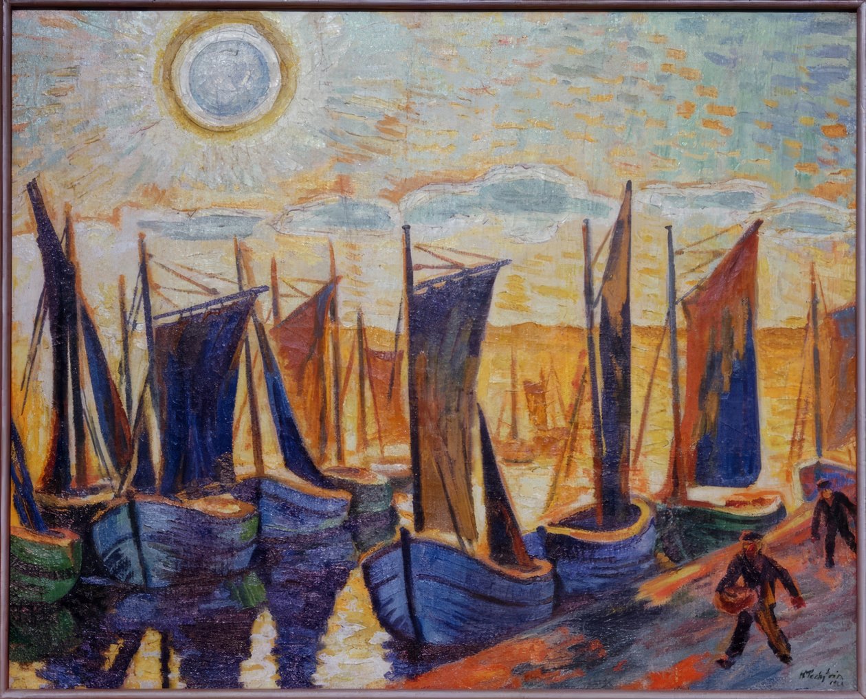 Bateaux de pêche à Leba - Max Pechstein