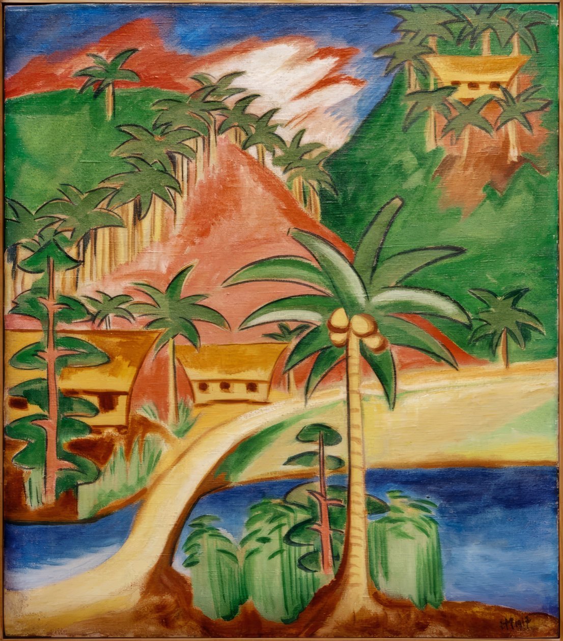 paysage de palais - Max Pechstein
