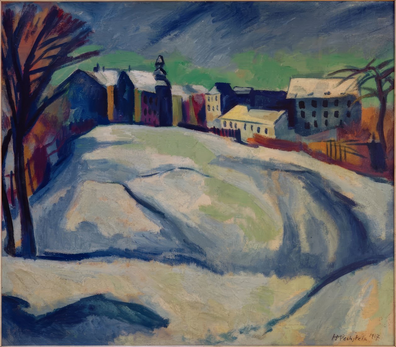 Paysage hivernal II - Max Pechstein