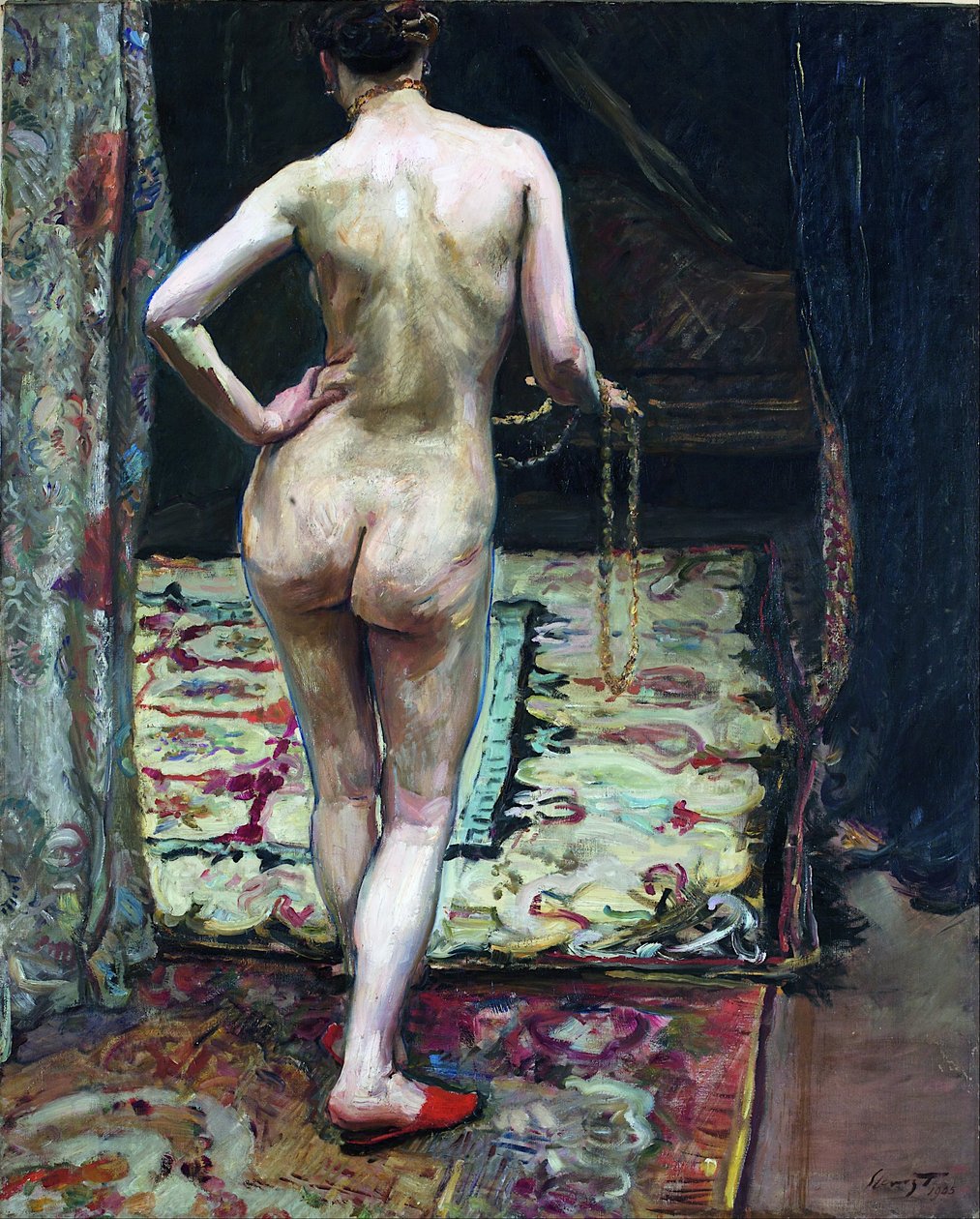 Nu féminin vu de dos - Max Slevogt