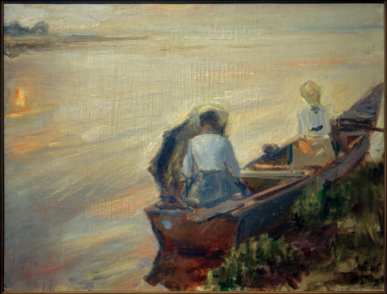 Barque sur le Chiemsee - Max Slevogt