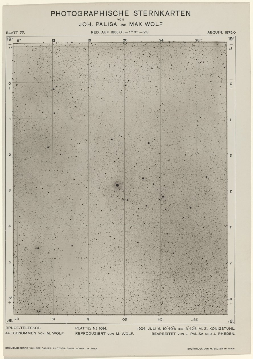Photographische Sternkarten (6 juillet 1904) - Max Wolf and Joh. Palisa